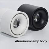 LED Lights 360° Rotating Ceiling Lamp Golden Track Light led Downlight Surface Spotlight Indoor Lighting Living Room Spot Light