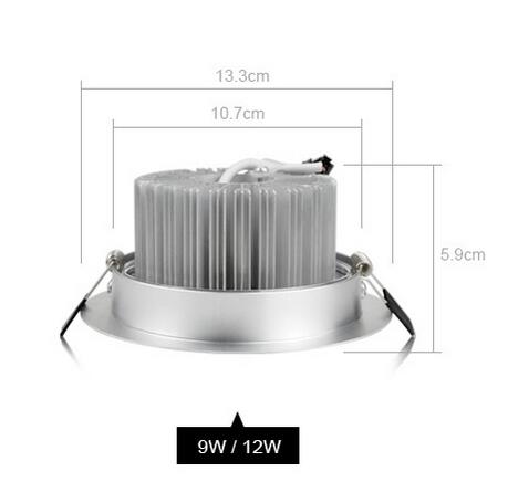 Bridgelux LED downlight,700LM, include the drive,AC85-265V,CE&amp;amp;ROHS, 2 year warranty 7W Spotlight