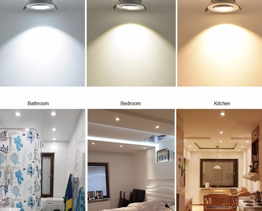 Bridgelux LED downlight,700LM, include the drive,AC85-265V,CE&amp;ROHS, 2 year warranty 7W Spotlight