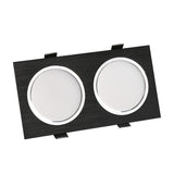 LED Downlight Dimmable Panel Led Light 110V 220V Led Spot 2x15W Grille Light 3000K 4000K 6000K