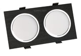 LED Downlight Dimmable Panel Led Light 110V 220V Led Spot 2x15W Grille Light 3000K 4000K 6000K