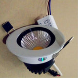 Round Recessed LED Downlight 100-240V COB LED Spot Lamp 5W Angle Adjustable Ceiling Downlight for Home/Office