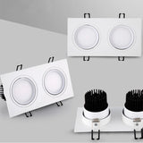 Light Recessed LED Lamp Dimmable Downlight COB Lamp Head 7W 10W 15W 20W 30W LED Spot Light Decoration Ceiling Lamp AC85-265V