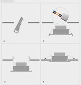 Light Recessed LED Lamp Dimmable Downlight COB Lamp Head 7W 10W 15W 20W 30W LED Spot Light Decoration Ceiling Lamp AC85-265V