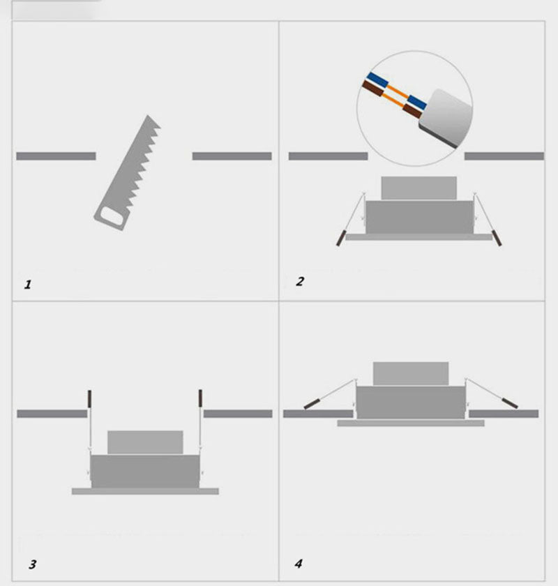 Light Recessed LED Lamp Dimmable Downlight COB Lamp Head 7W 10W 15W 20W 30W LED Spot Light Decoration Ceiling Lamp AC85-265V