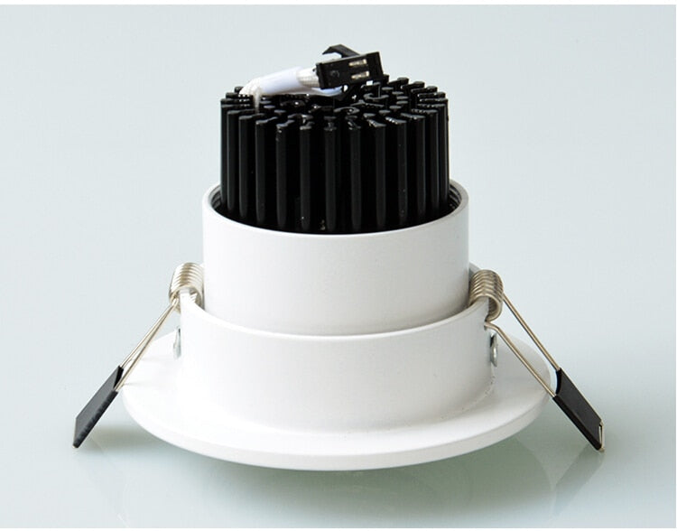 LED Downlight 10W/15W/20W/30W COB LED Downlight Dimmable LED Indoor recessed down lamps AC85-265V Warm Cold Natural white