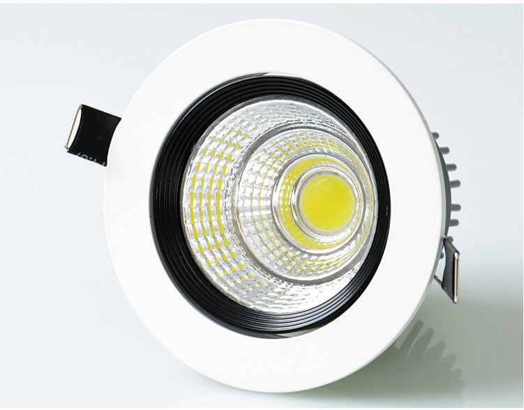 LED Downlight 10W/15W/20W/30W COB LED Downlight Dimmable LED Indoor recessed down lamps AC85-265V Warm Cold Natural white