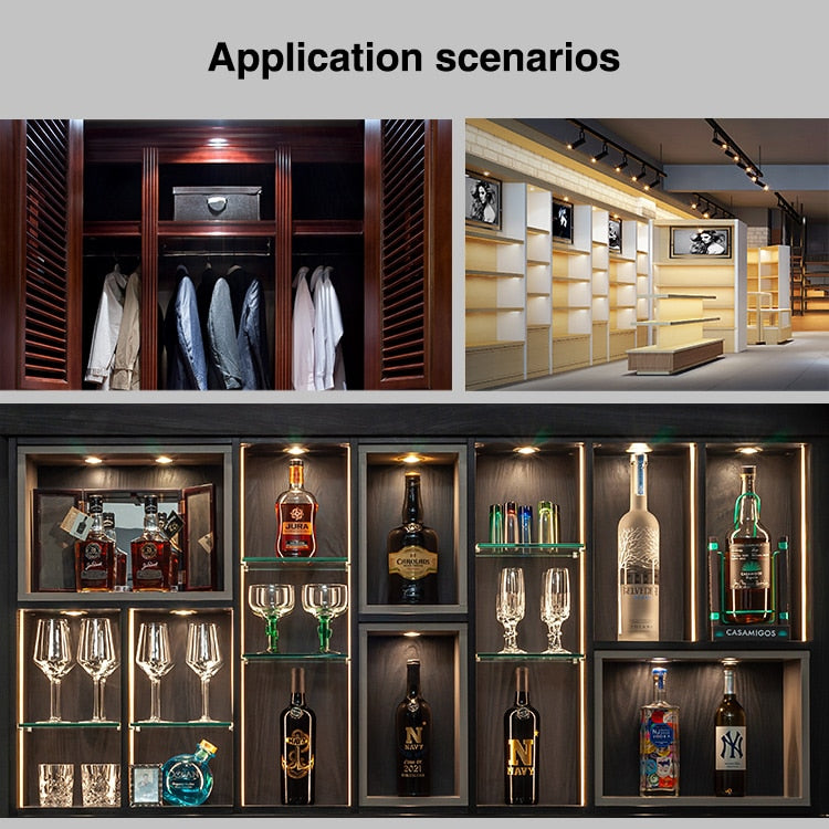 Miboxer 12V 3W Mini Single Color CCT RGB RGBW Dimmable  LED Waterproof Spot Light Cabinet Lamp Wardrobe Showcase  Downlight