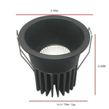 Dimmable LED Downlight 10W 12W 15W Spot LED DownLight 10 PCS Dimmable 110V 220V LED Spot Recessed Downlight