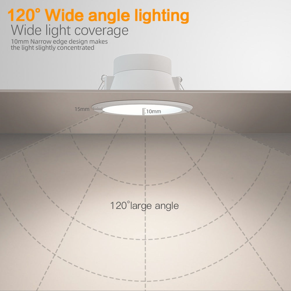 Benexmart Zigbee Tuya LED Dimmable Downlight for Ceiling Round Recessed Lamp Alexa Google Home Work with Homekit via ZMHK-01 Hub