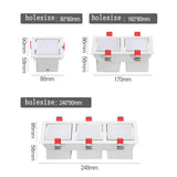 ACETIDE LED Ceiling downlight Angle Adjust 60degree Recessed led Downlight 7W 14W Ceiling Spot Light fixture 3000K--6000K 220V