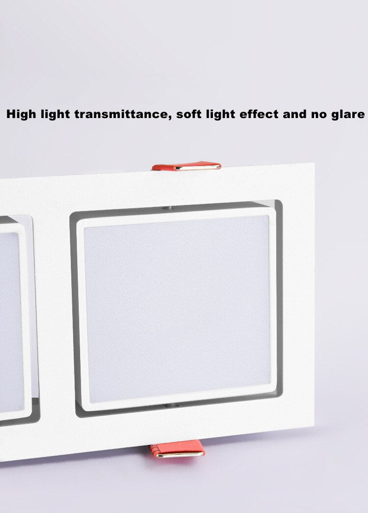 ACETIDE LED Ceiling downlight Angle Adjust 60degree Recessed led Downlight 7W 14W Ceiling Spot Light fixture 3000K--6000K 220V