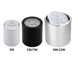 Super LED Downlight Round 3W 5W 7W 9W 12W down lights, exhibition,decorative lighting ceiling Downlight