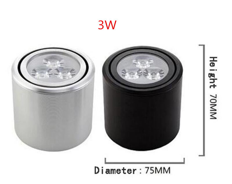 Super LED Downlight Round 3W 5W 7W 9W 12W down lights, exhibition,decorative lighting ceiling Downlight