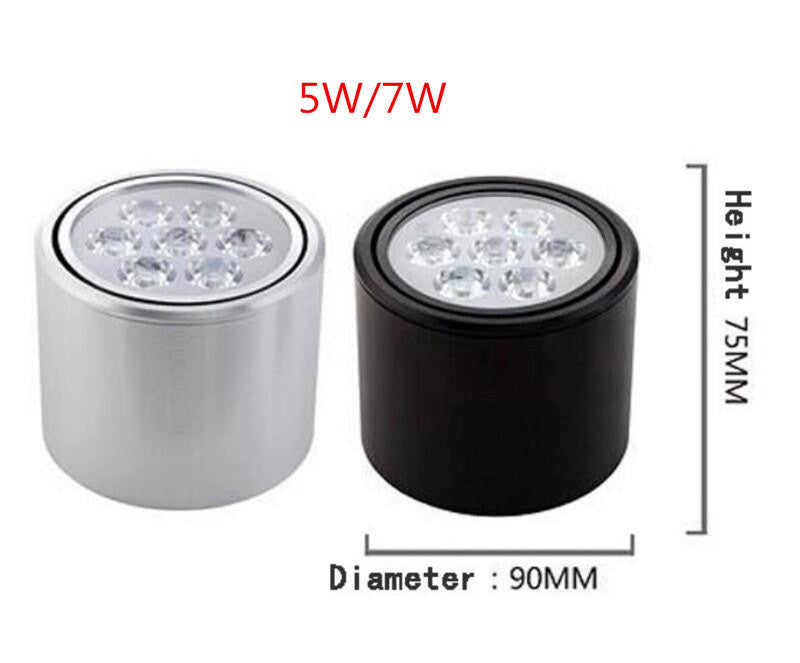 Super LED Downlight Round 3W 5W 7W 9W 12W down lights, exhibition,decorative lighting ceiling Downlight