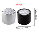 Super LED Downlight Round 3W 5W 7W 9W 12W down lights, exhibition,decorative lighting ceiling Downlight