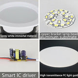 Dimmable LED Downlight 3color Recessed 10 PCS Led Ceiling Light Spotlight 85-265V Kitchen Bathroom Lights 5W