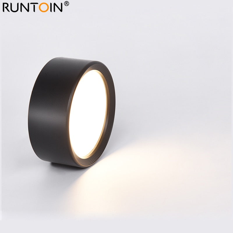 LED Ceiling surface mounted downlight 3W 5W 7W 9W 12W AC86V~220V LED ceiling lamp round ultra-thin spotlight indoor lighting