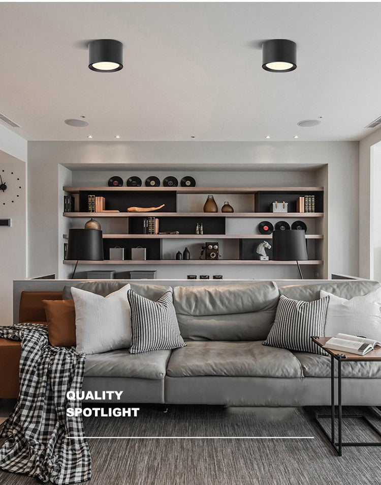 LED Ceiling surface mounted downlight 3W 5W 7W 9W 12W AC86V~220V LED ceiling lamp round ultra-thin spotlight indoor lighting