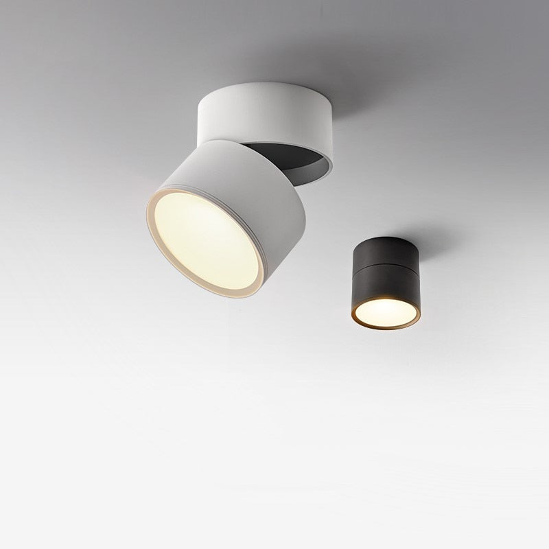 Dimmable Folding Rotating 350° LED Downlights 7W/10W/15W/18W COB LED Ceiling Spot Lights AC85~265V LED Wall Lamps Indoor Lighting