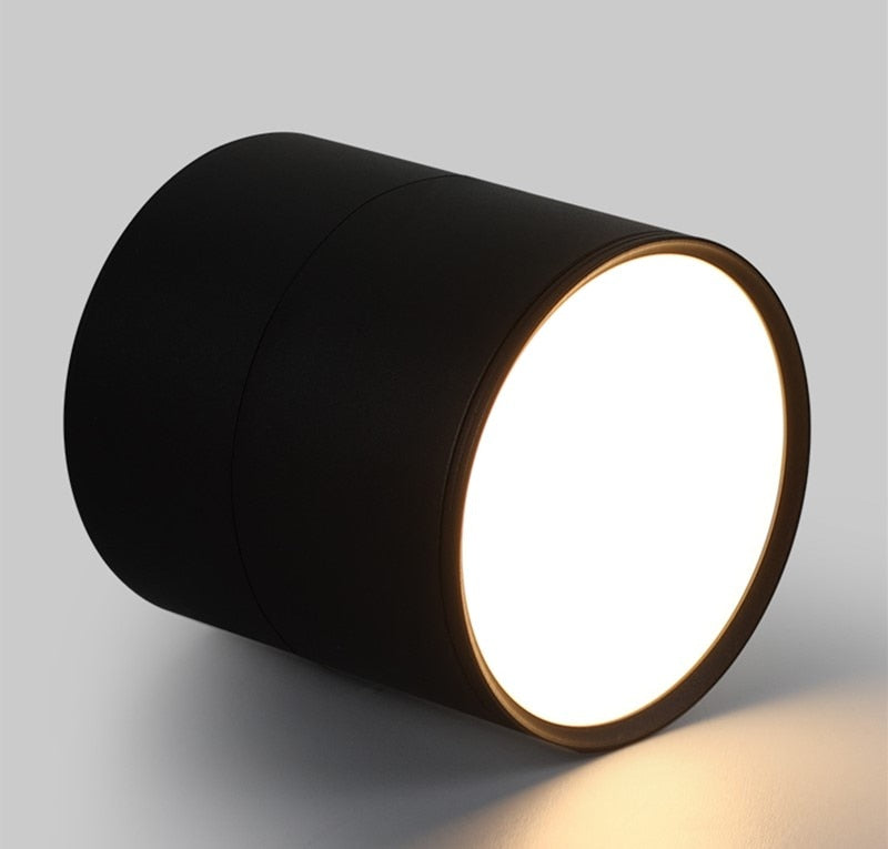 Dimmable Folding Rotating 350° LED Downlights 7W/10W/15W/18W COB LED Ceiling Spot Lights AC85~265V LED Wall Lamps Indoor Lighting