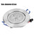 New Silver 3W LED Optimized Design Recessed Ceiling Downlight Spot Lamp Bulb Light W/ Driver Anti-Rust And Anti-Corrosion Metal