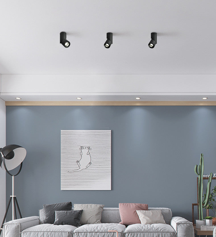 LED Rotating Surface Mounted Downlights 7W 9W 12W COB LED Ceiling Spot Lights AC90-220V LED Wall Lamp Indoor Lighting