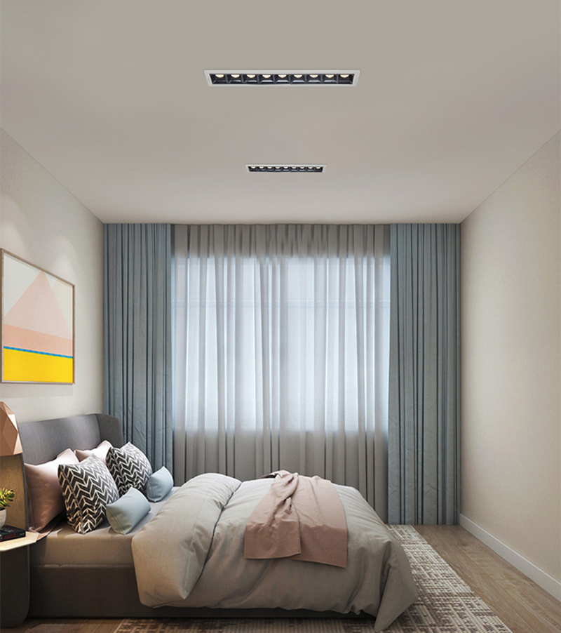 Dimmable LED Downlight Spot Light Indoor Recessed Lighting Linear bar Laser Blade Ceiling Line Lamp 2W/4W/6W/10W/20W/30W 