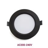 LED Downlight Waterproof IP65 3W 5W 7W 9W 12W 15W Warm Natural Cold White Spot Lamp AC 220V 230V 240V Indoor Lighting