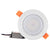 Ceiling IP66 Waterproof Fully sealed 7W 9W Warm White Cold White Recessed LED Lamp Spot Light  White shell AC85-277V