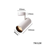 Led COB lamp LED Downlights 7W 12W 20W 30W Surface Mounted LED Ceiling Lamps Spot Light Rotation LED Down Background Lighting