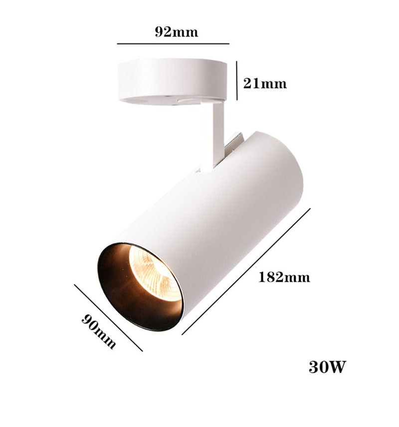 Led COB lamp LED Downlights 7W 12W 20W 30W Surface Mounted LED Ceiling Lamps Spot Light Rotation LED Down Background Lighting