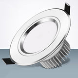 LED Downlight 3W 5W 7W 9W 12W 15W 18W 24W Round Concave Lamp 85V~260V LED Bulb Bedroom Kitchen LED Lights