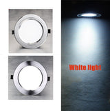 LED Downlight 3W 5W 7W 9W 12W 15W 18W 24W Round Concave Lamp 85V~260V LED Bulb Bedroom Kitchen LED Lights