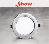 LED Downlight 3W 5W 7W 9W 12W 15W 18W 24W Round Concave Lamp 85V~260V LED Bulb Bedroom Kitchen LED Lights