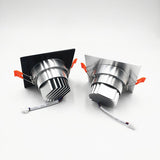 Square Recessed Dimmable COB LED Downlights 7W 9W 12W LED Ceiling Spot Lights AC85-265V LED Ceiling Lamps Indoor Lighting