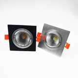 Square Recessed Dimmable COB LED Downlights 7W 9W 12W LED Ceiling Spot Lights AC85-265V LED Ceiling Lamps Indoor Lighting
