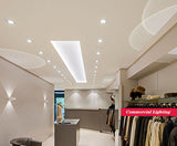 Square Recessed Dimmable COB LED Downlights 7W 9W 12W LED Ceiling Spot Lights AC85-265V LED Ceiling Lamps Indoor Lighting