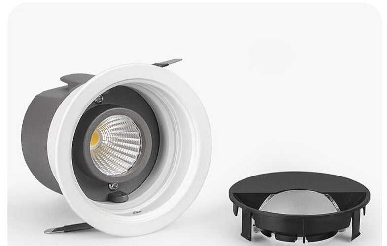 Dimmable COB LED Downlight 7W 9W AC85-265V Ceiling Spot Lights 12W 15W Natural White For Bedroom / Shop / Restaurant /Hotel