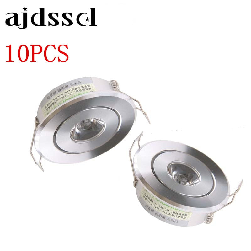 LED 1W 3W 6W MINI downlight 10PCS  High Power Recessed Ceiling Down Light Lamps LED Downlights for Living Room Cabinet Bedroom