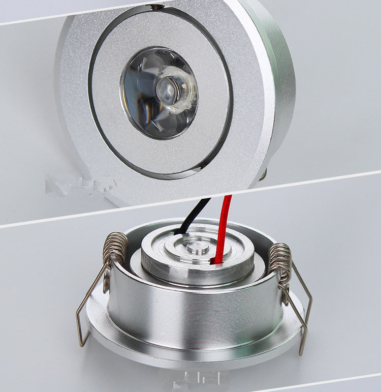 LED 1W 3W 6W MINI downlight 10PCS  High Power Recessed Ceiling Down Light Lamps LED Downlights for Living Room Cabinet Bedroom