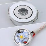 LED 1W 3W 6W MINI downlight 10PCS  High Power Recessed Ceiling Down Light Lamps LED Downlights for Living Room Cabinet Bedroom