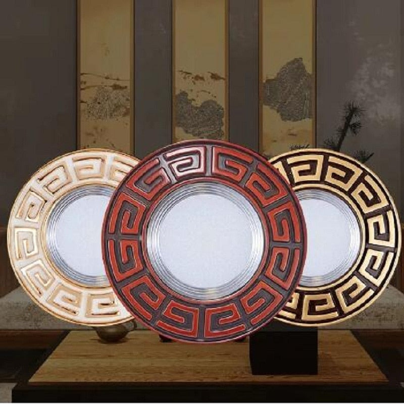 FLKL Chinatown Chinese Style LED Downlight 3W 5W Household Aluminum Alloy And Resin Material Embedded LED Downlight