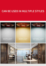 FLKL Chinatown Chinese Style LED Downlight 3W 5W Household Aluminum Alloy And Resin Material Embedded LED Downlight