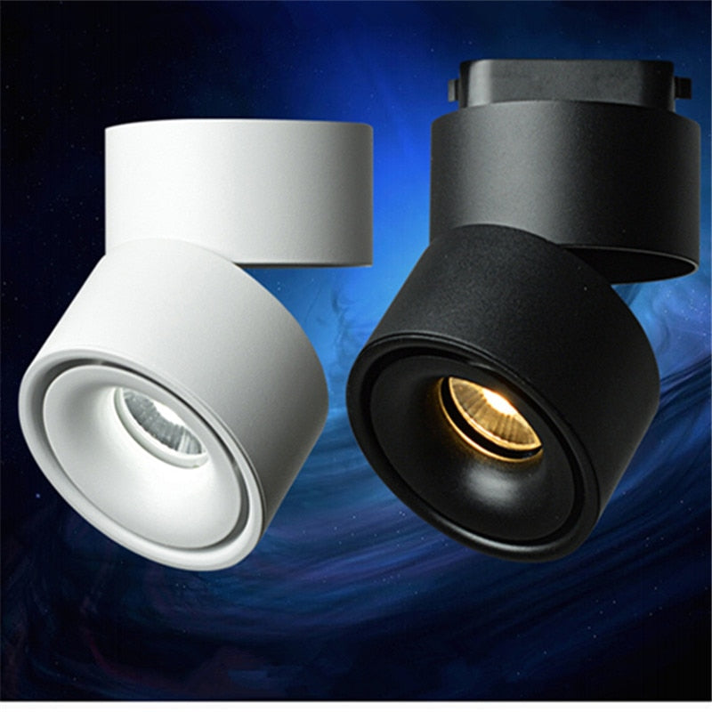 Surface Mounted Mini Embedded COB LED Downlights 8W 10W 12W 15W 360 degree rotation LED Ceiling Lamp Spot Light LED downlight