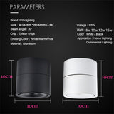 Surface Mounted Mini Embedded COB LED Downlights 8W 10W 12W 15W 360 degree rotation LED Ceiling Lamp Spot Light LED downlight