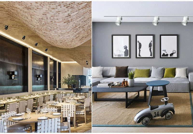 Surface Mounted Mini Embedded COB LED Downlights 8W 10W 12W 15W 360 degree rotation LED Ceiling Lamp Spot Light LED downlight