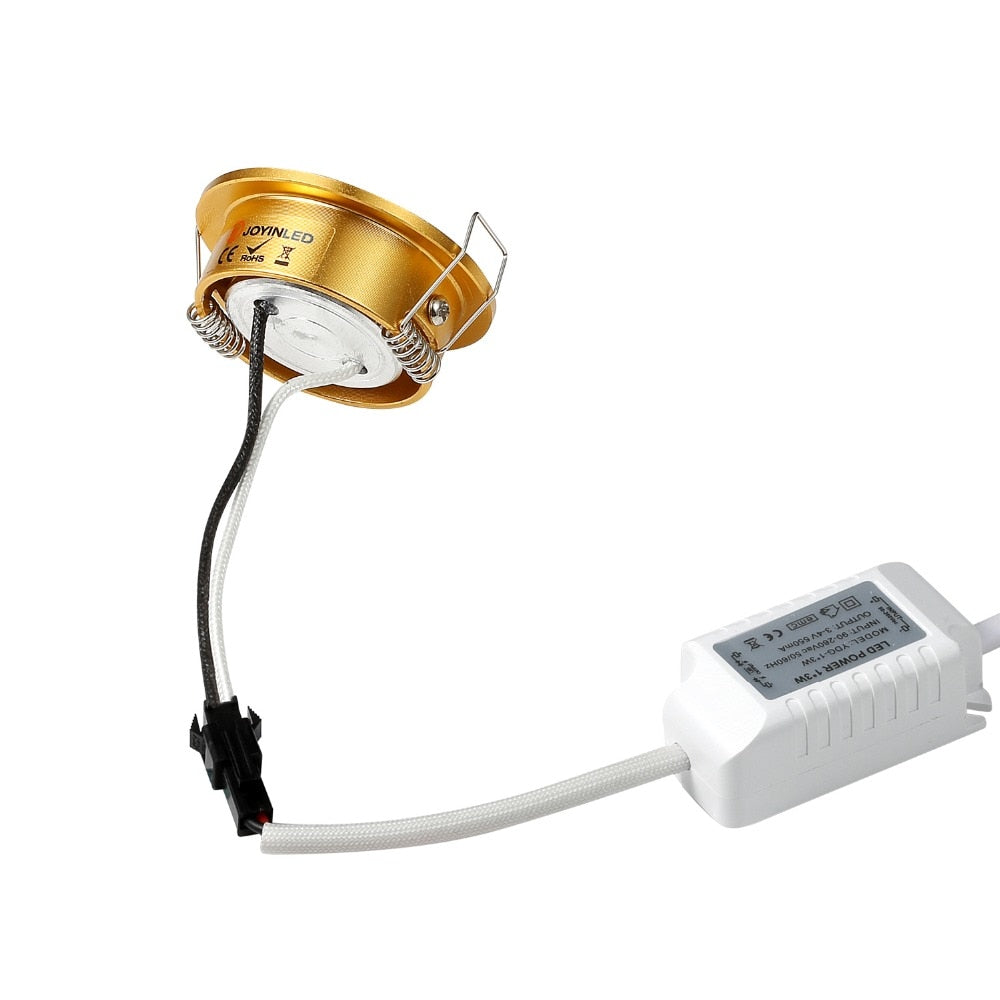 LED Downlight 3W Round COB Lamp AC110V or 220V Led Bulb Bedroom Kitchen Recessed Down Lights Indoor Light