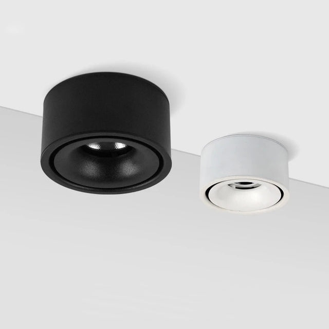 1PCS round dimmable LED surface mounted spotlight COB ceiling spotlight 7W / 10W 12W 15W indoor surface mounted downlight