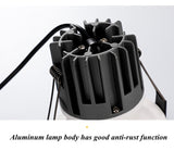 Dimmable COB downlight super bright embedded luminous LED spotlight home interior lighting AC220V anti-glare ceiling light